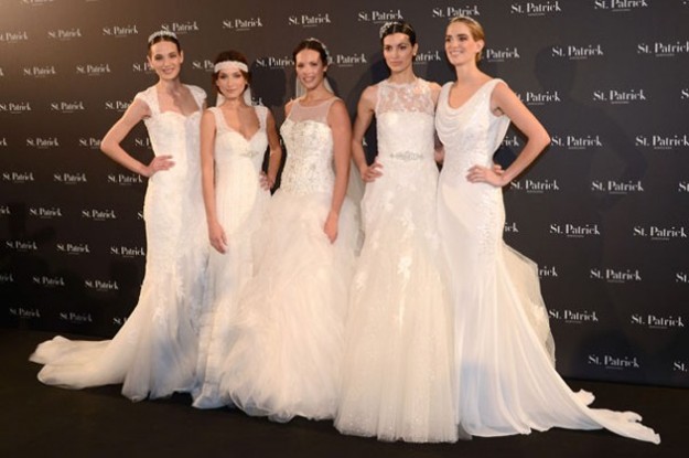 le-modelle-mostrano-gli-abiti-da-sposa-st-patrick-2014